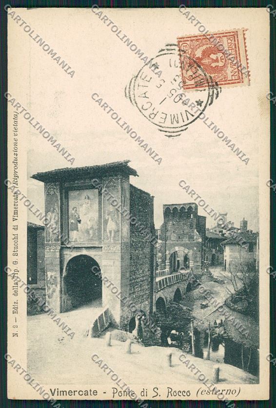 Milano Vimercate cartolina QQ8719 – fronte
