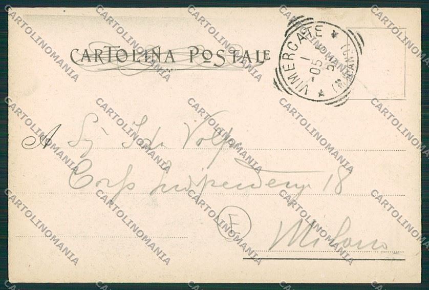 Milano Vimercate cartolina QQ8719 – retro