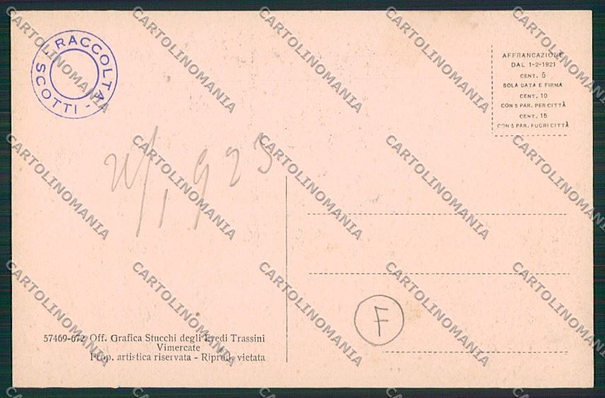 Milano Vimercate cartolina QQ8722 – retro