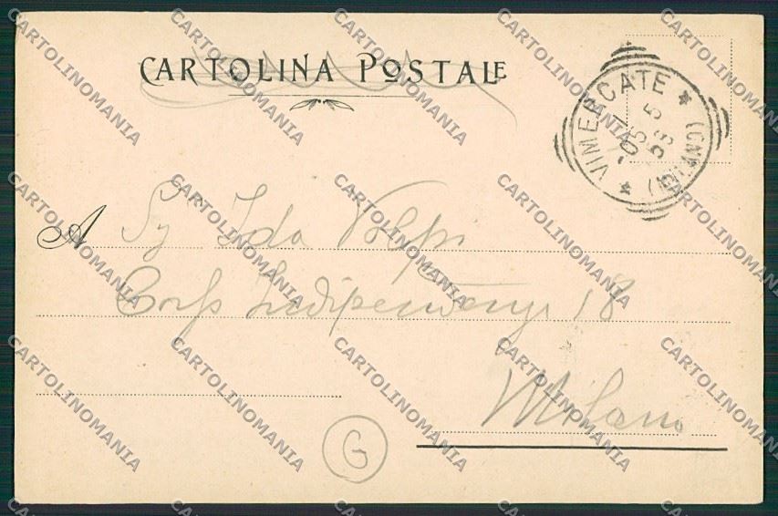 Milano Vimercate cartolina QQ8725 – retro