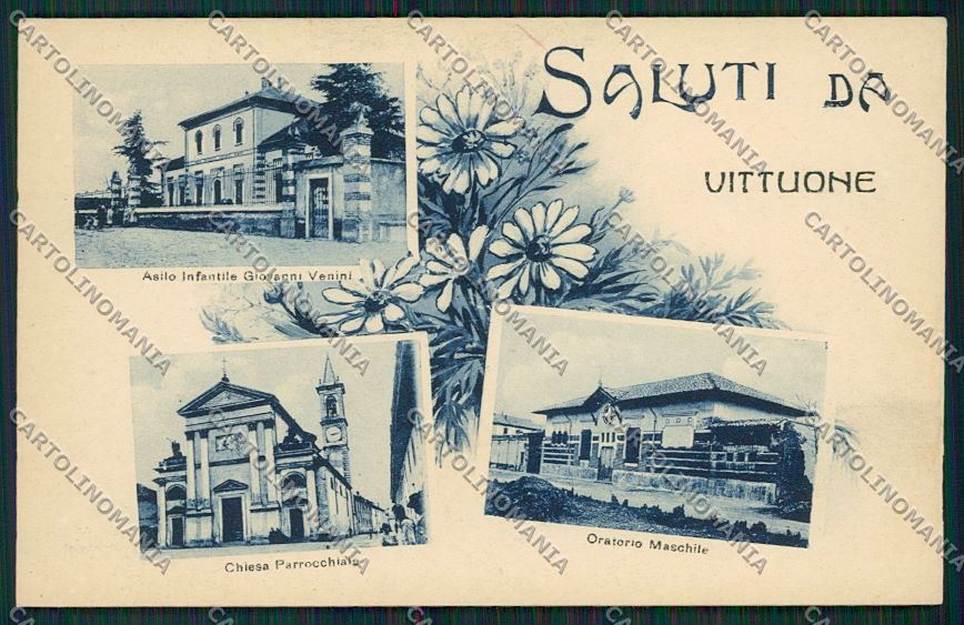 Milano Vittuone Saluti da cartolina QQ8732 – fronte