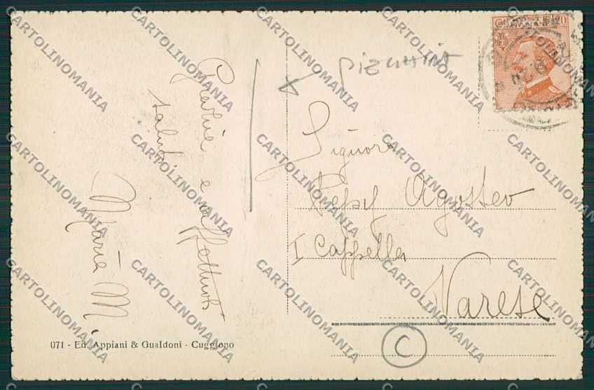 Milano Cuggiono PIEGHINA cartolina QQ8738 – retro