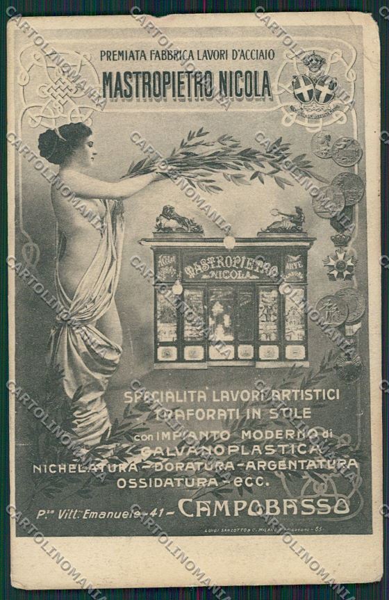 Campobasso SCOLLATA cartolina QQ8745 – fronte