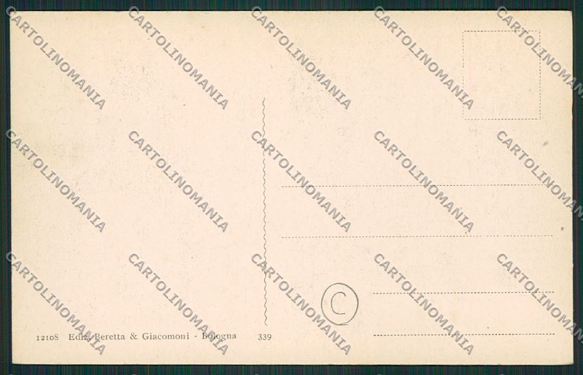 Bologna città via Indipendenza Tram cartolina QQ8786 – retro