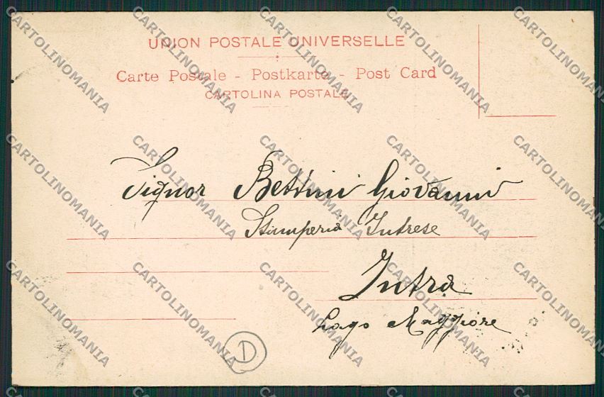 Bologna città via Indipendenza SCOLLATA cartolina QQ8799 – retro