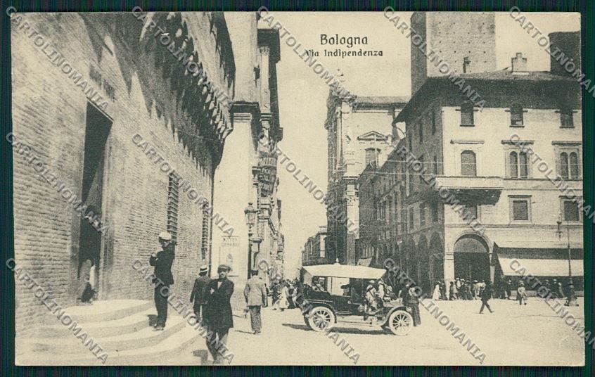 Bologna città via Indipendenza cartolina QQ8805 – fronte