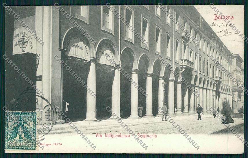 Bologna città via Indipendenza cartolina QQ8811 – fronte