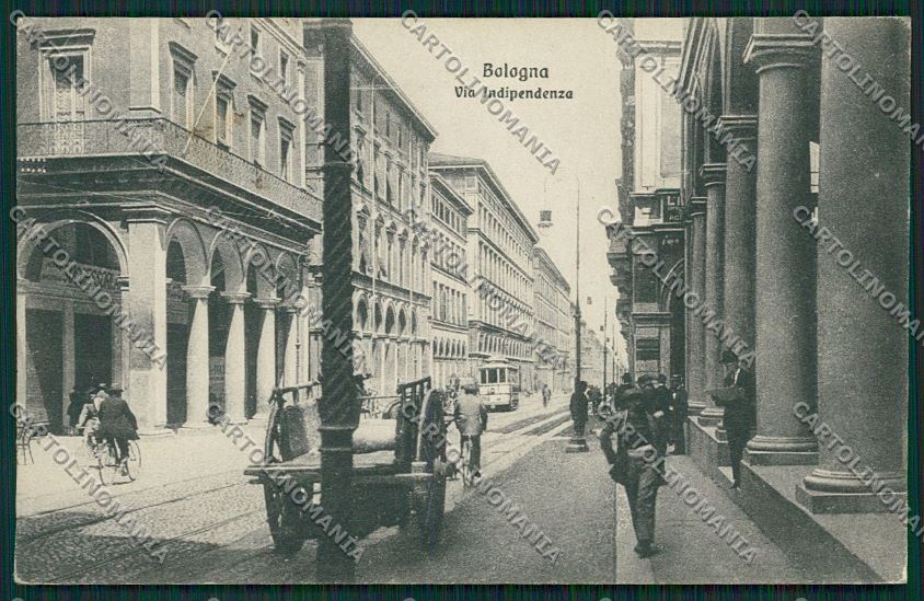 Bologna città via Indipendenza STRAPPINO cartolina QQ8815 – fronte