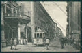 Bologna città via Indipendenza Tram cartolina QQ8816 – fronte