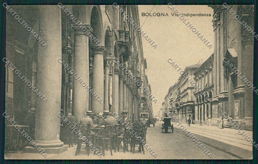 Bologna città via Indipendenza cartolina QQ8822 – fronte