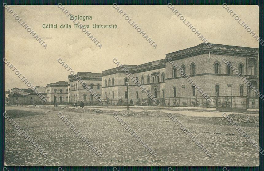 Bologna città via Irnerio PIEGHINA cartolina QQ8826 – fronte