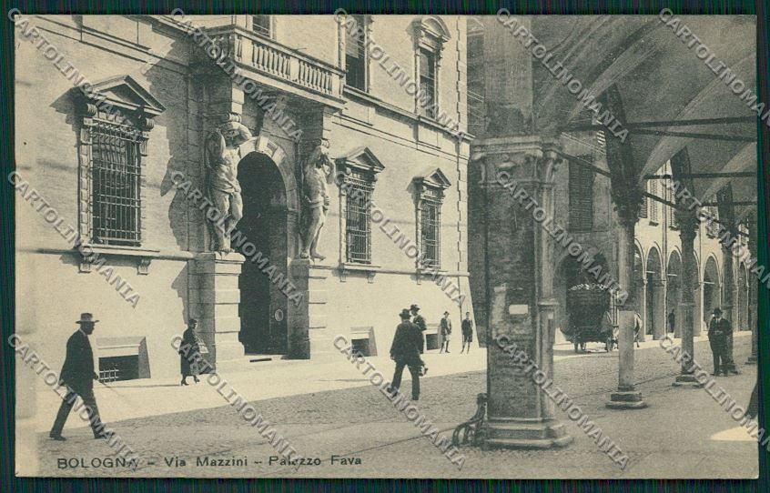 Bologna città via Mazzini cartolina QQ8831 – fronte