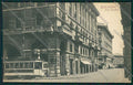 Bologna città via Orefici Tram cartolina QQ8835 – fronte