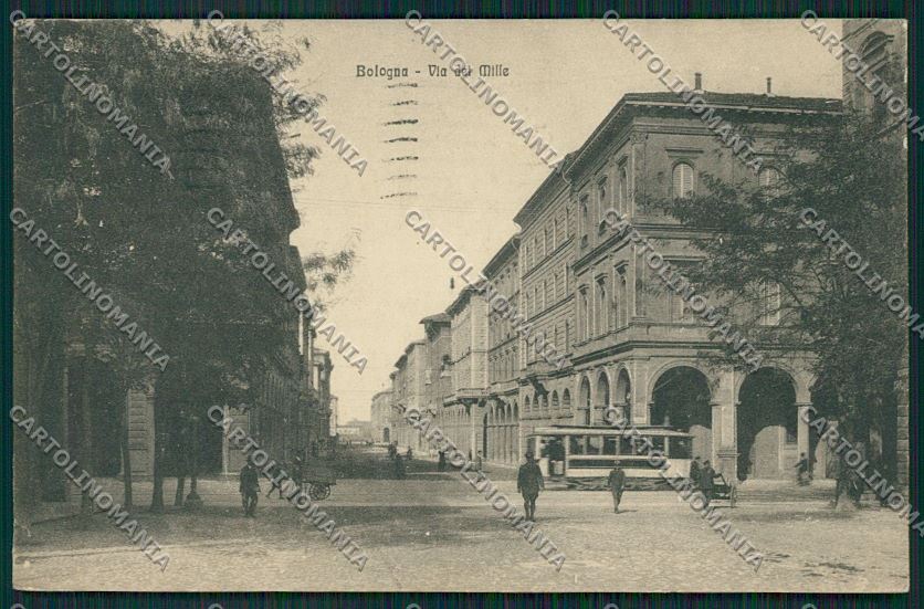 Bologna città Tram cartolina QQ8870 – fronte