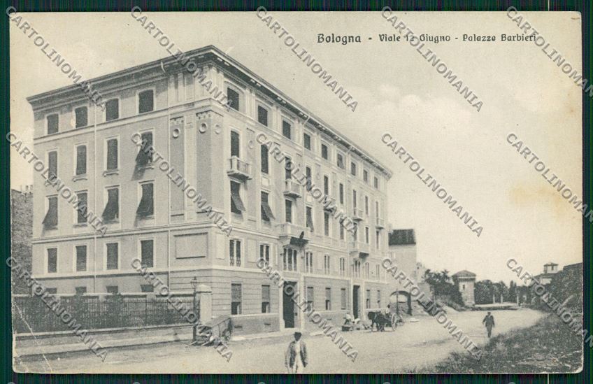 Bologna città PIEGHE cartolina QQ8879 – fronte