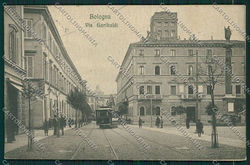 Bologna città Tram cartolina QQ8885 – fronte