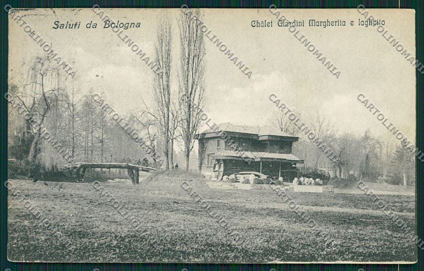 Bologna città Giardini Margherita cartolina QQ8892 – fronte