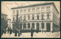 Bologna città Piazza Minghetti PIEGA cartolina QQ8910 – fronte