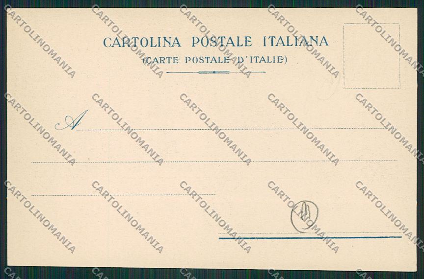 Bologna città Piazza Nettuno Tram cartolina QQ8920 – retro