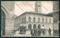 Bologna città Piazza Vittorio Emanuele Tram cartolina QQ8942 – fronte
