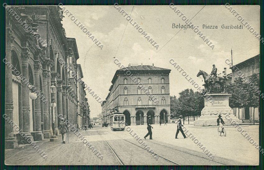Bologna città Garibaldi cartolina QQ8947 – fronte