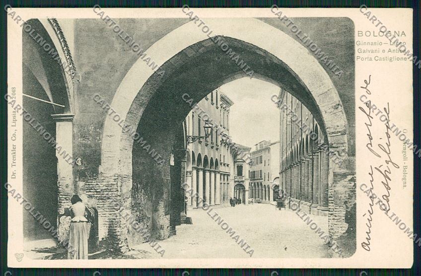 Bologna città Porta Castiglione cartolina QQ8960 – fronte