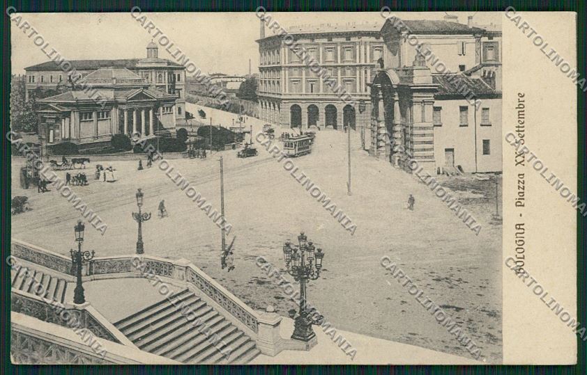Bologna città Porta Galliera PIEGHINA cartolina QQ8972 – fronte