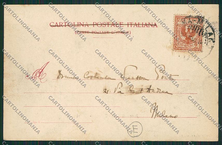 Bologna città Porta Galliera cartolina QQ8973 – retro