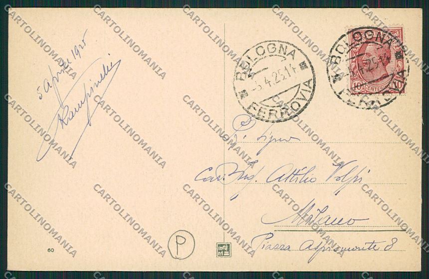 Bologna città Tram cartolina QQ8986 – retro