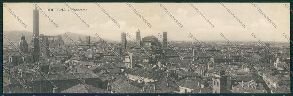 Bologna città doppia cartolina QQ9024 – fronte