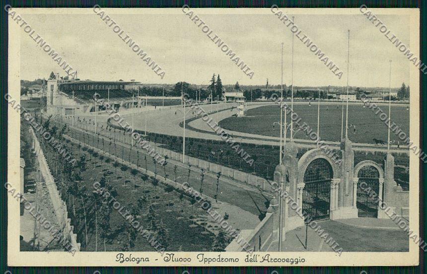 Bologna città Ippodromo cartolina QQ9044 – fronte