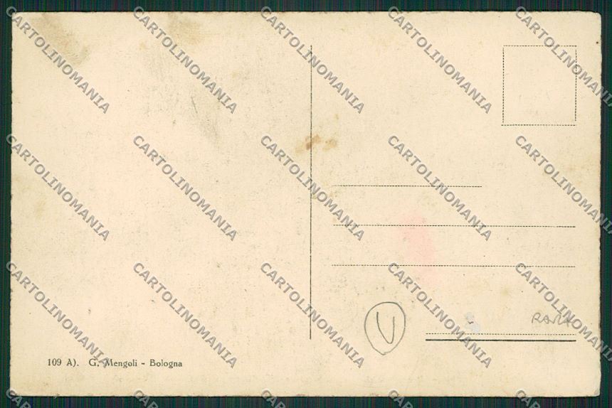 Bologna città mercato cartolina QQ9080 – retro