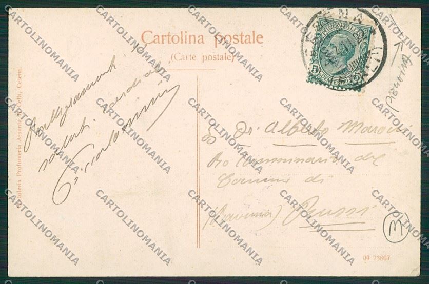 Bologna Polenta Carducci PIEGHINA cartolina QQ9094 – retro