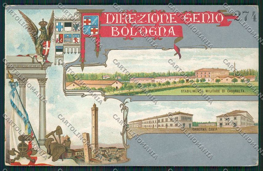 Bologna città Militari cartolina QQ9139 – fronte