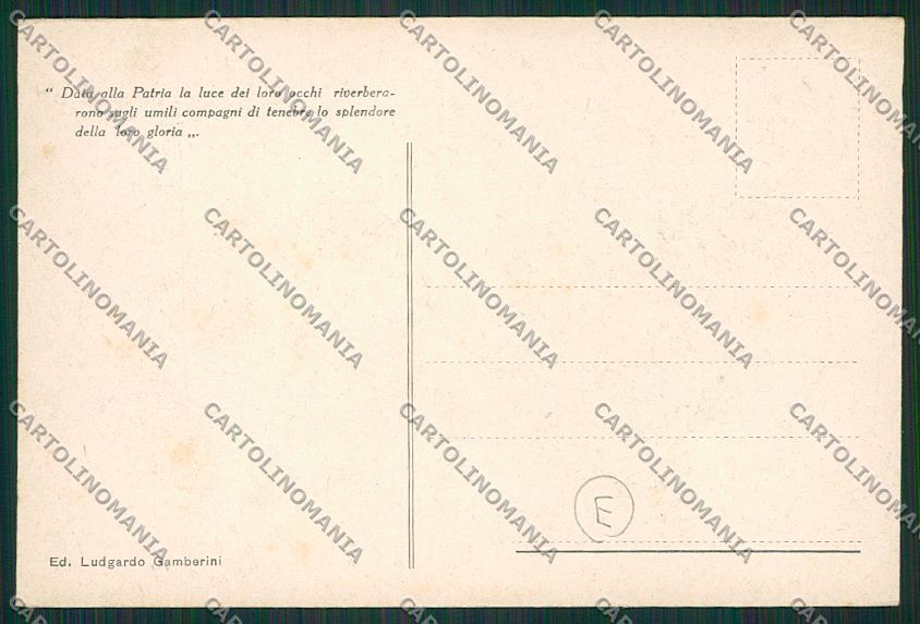 Bologna città Militari cartolina QQ9143 – retro