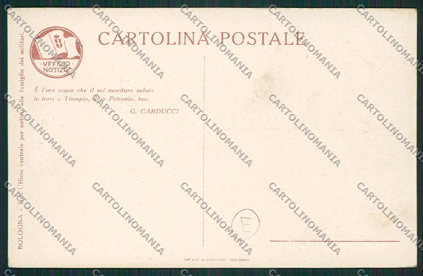 Bologna città Militari cartolina QQ9146 – retro