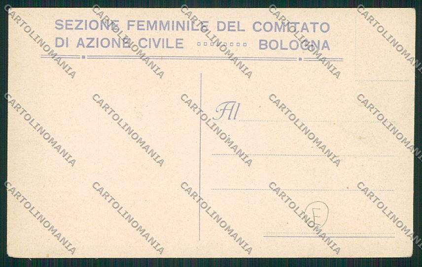 Bologna città Militari cartolina QQ9150 – retro