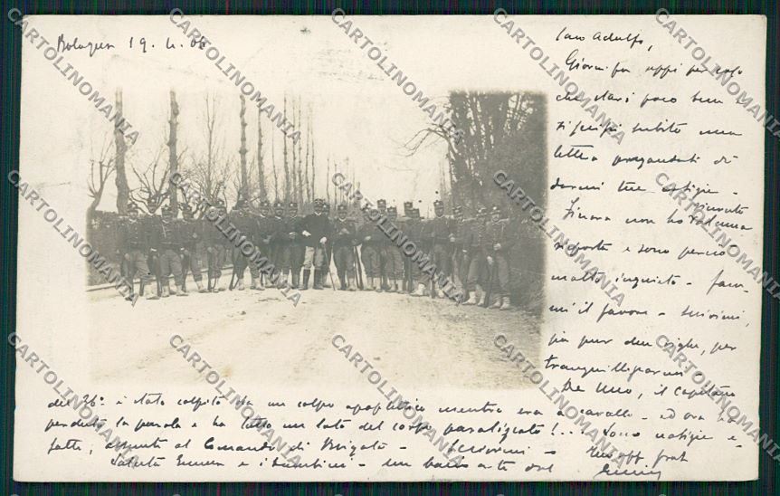 Bologna città Militari Foto cartolina QQ9157 – fronte