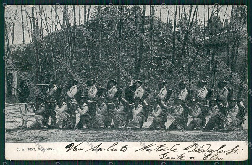 Bologna città Militari cartolina QQ9158 – fronte