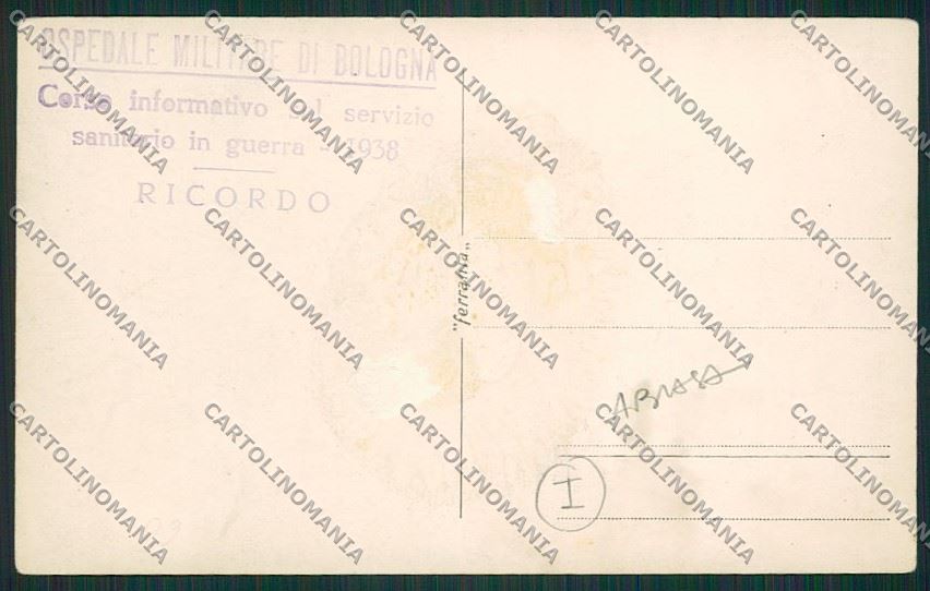 Bologna città Militari ABRASA Foto cartolina QQ9167 – retro