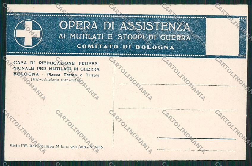 Bologna città Militari serie di 20 con custodia cartolina QQ9185 – retro