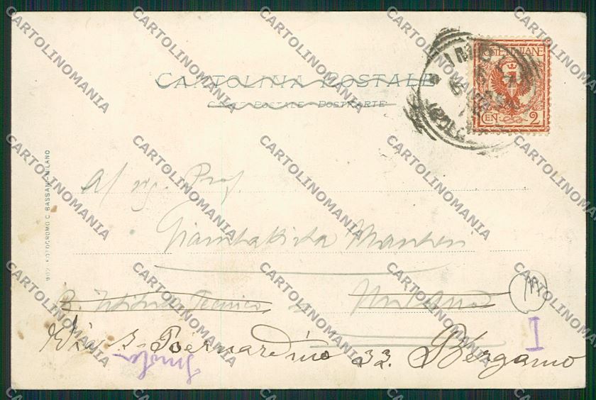 Bologna Imola cartolina QQ9216 – retro