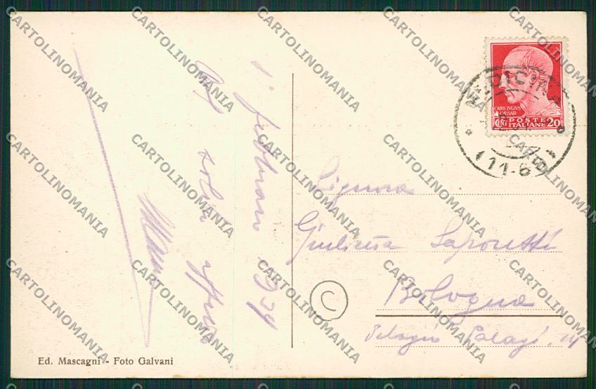 Bologna Medicina cartolina QQ9218 – retro