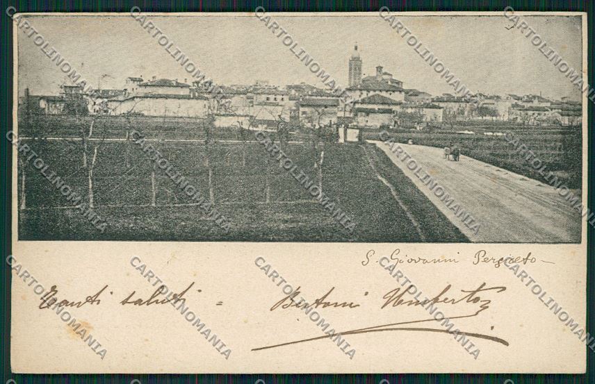 Bologna Persiceto San Giovanni cartolina QQ9250 – fronte