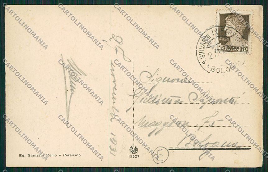 Bologna Persiceto cartolina QQ9256 – retro
