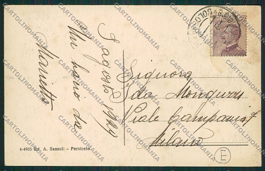 Bologna Persiceto cartolina QQ9258 – retro