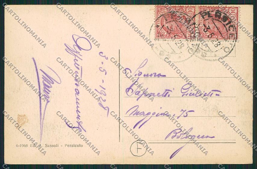 Bologna Persiceto cartolina QQ9260 – retro