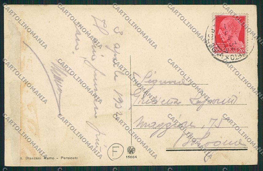 Bologna Persiceto Stazione cartolina QQ9261 – retro