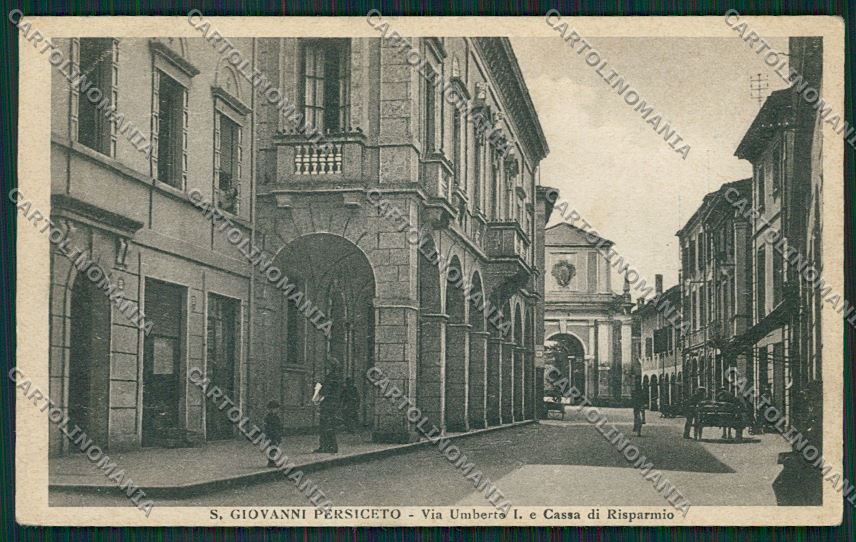 Bologna Persiceto San Giovanni PIEGHINA cartolina QQ9267 – fronte