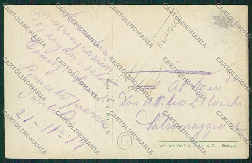Bologna Persiceto MACCHIA cartolina QQ9281 – retro
